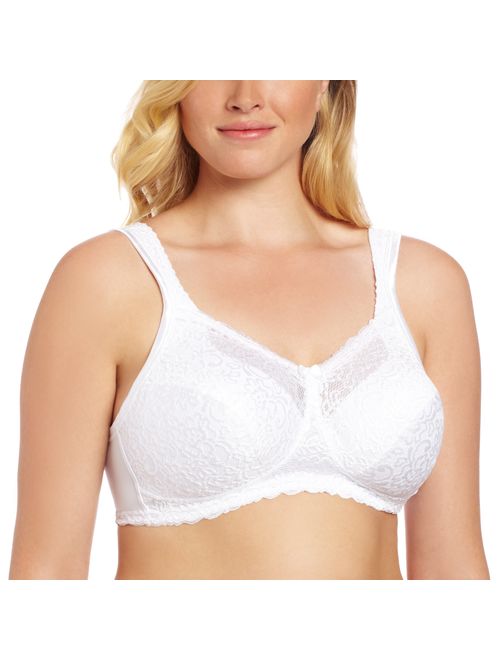 Playtex Women's Plus Size Comfort Lace Wire-Free Bra