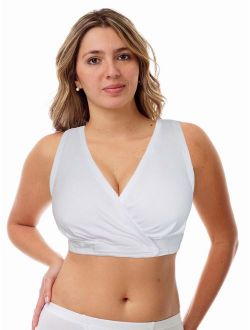 Underworks Arthritis Bra with Hook and Loop Closure - Sleep and Leisure Breastfeeding Bra