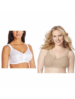 Women's Front Close Soft Cup Plus Size Bra (1107)