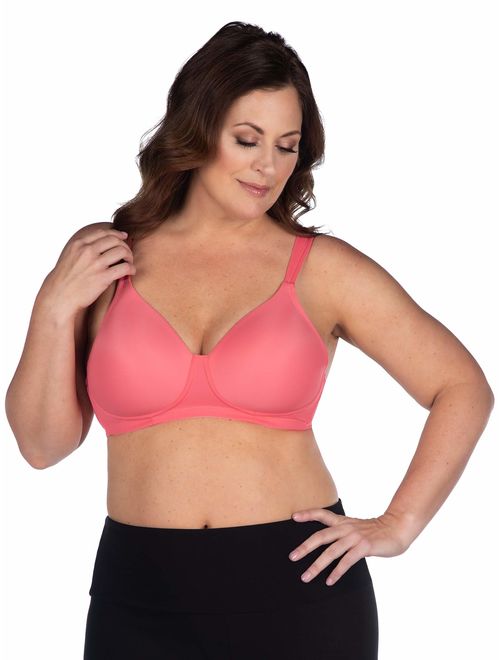 Leading Lady Women's Plus-Size Wireless Padded T-Shirt Bra