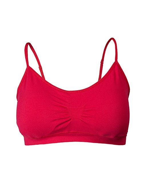 Red Bene Women's Seamless Padded Wirefree Comfort Bra Bralette