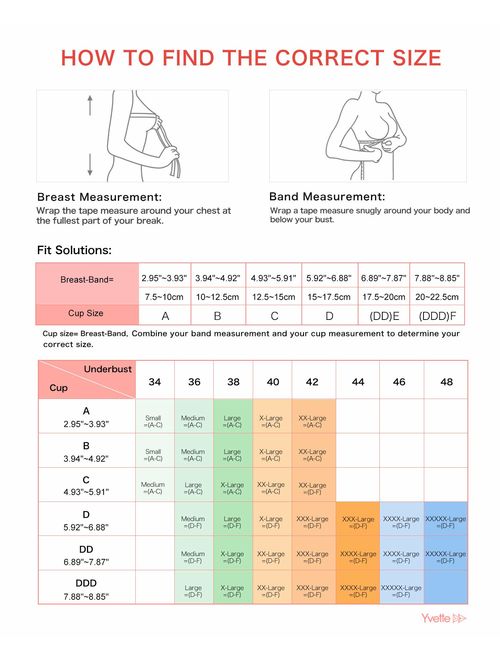 Yvette Front Closure Sports Bras for Women High Impact Racerback Workout Bra for Running for Plus Size