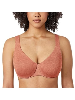 AISILIN Women's Underwire Unlined Seamless Full Coverage Minimizer Plus Size Bra