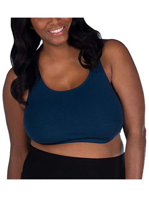 LEADING LADY Women's Plus-Size Light Impact Sports Bra