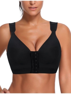 Kimikal Women Post-Surgery Front Closure Sports Bra