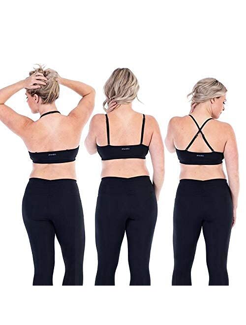 Handful Women's Adjustable Sports Bra with Removable Pads, Versatile Workout Bras