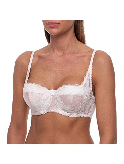 frugue Women's Balconette Reversible Lace Sexy Bra