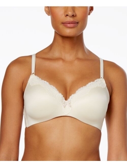 Women's Comfort Devotion Embellished Wire-Free Demi Bra