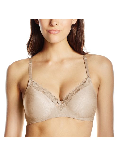 Maidenform Women's Comfort Devotion Embellished Wire-Free Demi Bra