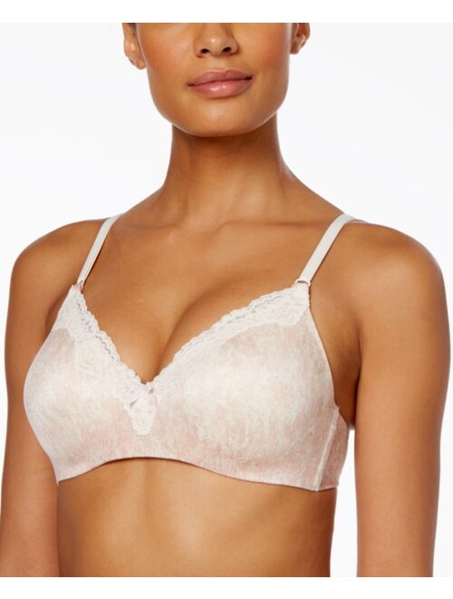 Maidenform Women's Comfort Devotion Embellished Wire-Free Demi Bra