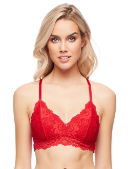 Jenny Jen Sexy Lace Katie Triangle Bralette for Women, Size S-XL