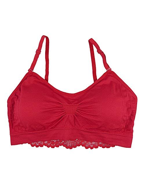 Coobie Seamless Lace Back Scoopneck Bra