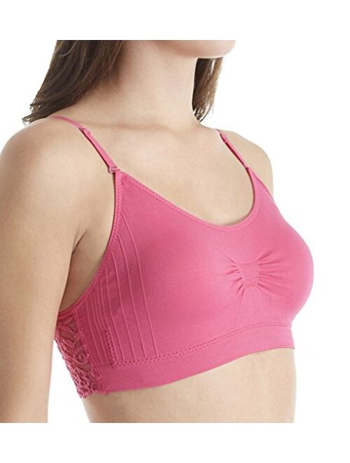 Coobie Seamless Lace Back Scoopneck Bra