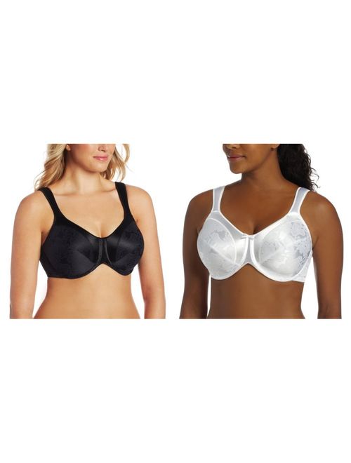 Bali Women's Satin Tracings Minimizer Underwire Bra