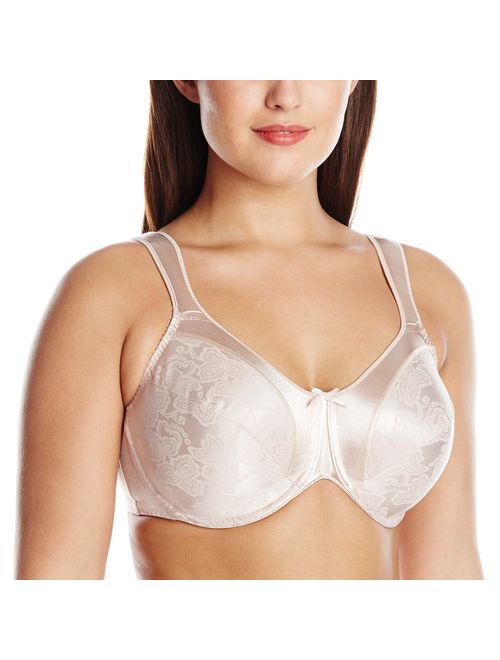 Bali Women's Satin Tracings Minimizer Underwire Bra