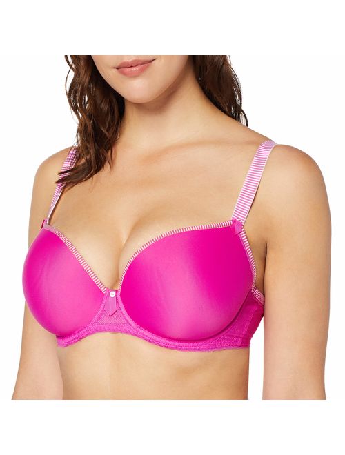 Freya Women's Deco Vibe Underwire Molded Plunge Bra With J-hook