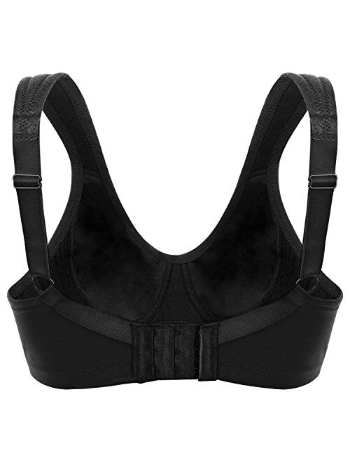 Buy Wingslove Women's Comfort Minimizer Bra Wirefree Non Padded ...