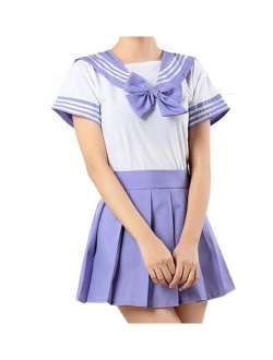 WenHong School Uniform Dress Cosplay Costume Japan Anime Girl Lady Lolita