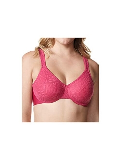 Olga Women's Sheer Leaves Minimizer Bra