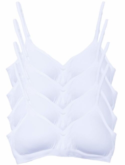 Kalon 4 Pack Demi Padded Bralette Adjustable Straps