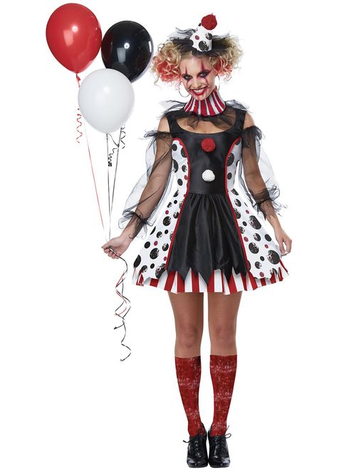 California Costumes Women's Twisted Clown Costume