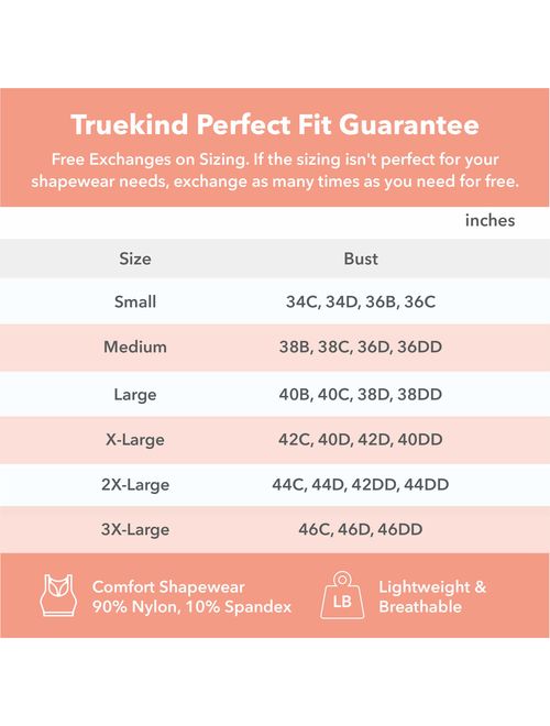 Truekind Shapermint Comfort Bra for Women - Wirefree