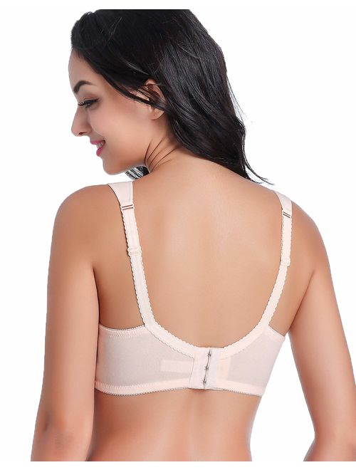 CAKYE Women's Underwire Maternity Nursing Bra 3PACK