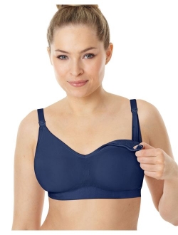 Women's Maternity Nursing Seamless Wirefree Full Coverage Bra #4956