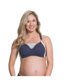 Cake Maternity Women's Nursing Bra With Underwire| Zest Flexi Wire High Impact Sports Racerback Maternity Bra