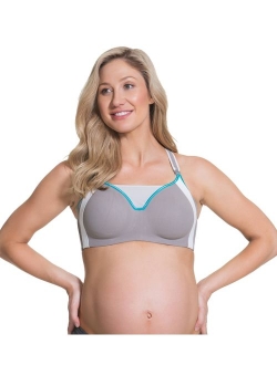 Cake Maternity Women's Nursing Bra With Underwire| Zest Flexi Wire High Impact Sports Racerback Maternity Bra