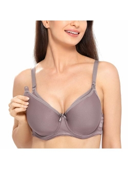 Gratlin Women's Padded Underwire Full Sling Support Maternity Nursing Bra