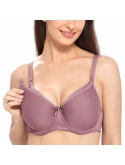 Gratlin Women's Padded Underwire Full Sling Support Maternity Nursing Bra