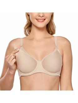 Gratlin Women's Padded Underwire Full Sling Support Maternity Nursing Bra