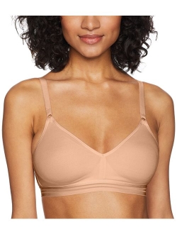 Women's ComfortFlex Fit T-Shirt Soft Unlined Wirefree Bra Bra