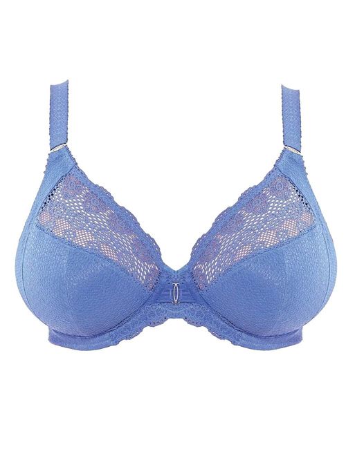 Elomi Women's Plus-Size Carmen Underwire Plunge Bra with Stretch Lace