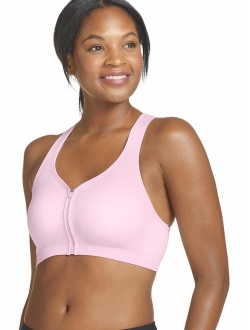 Women's Zip Front Seam Free Bra