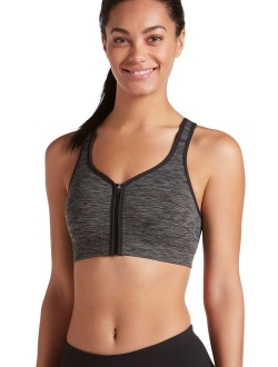 Women's Zip Front Seam Free Bra