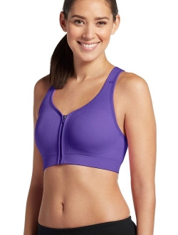 Women's Zip Front Seam Free Bra