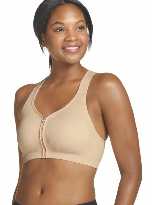 Jockey Women's Zip Front Seam Free Bra