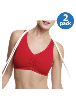 Women's Comfort-Blend Flex Fit Pullover Bra (2-Pack)