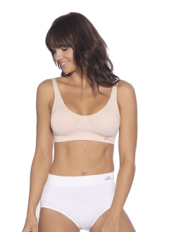 Boody Body EcoWear Women's Padded Shaper Bra - Bamboo Viscose - Seamless, Removable Padding