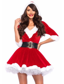 Women's 2 Piece Mrs. Claus Costume