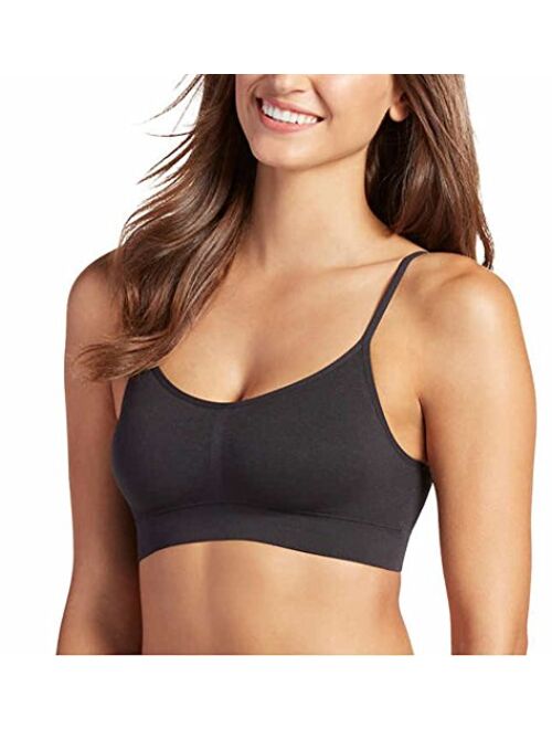 Jockey Women's Bras Modern Micro Seamfree Cami Strap Bralette - 2 Pack