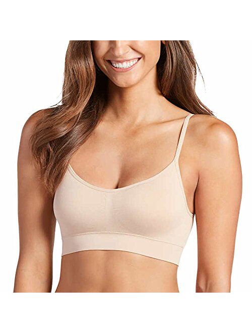 Jockey Women's Bras Modern Micro Seamfree Cami Strap Bralette - 2 Pack