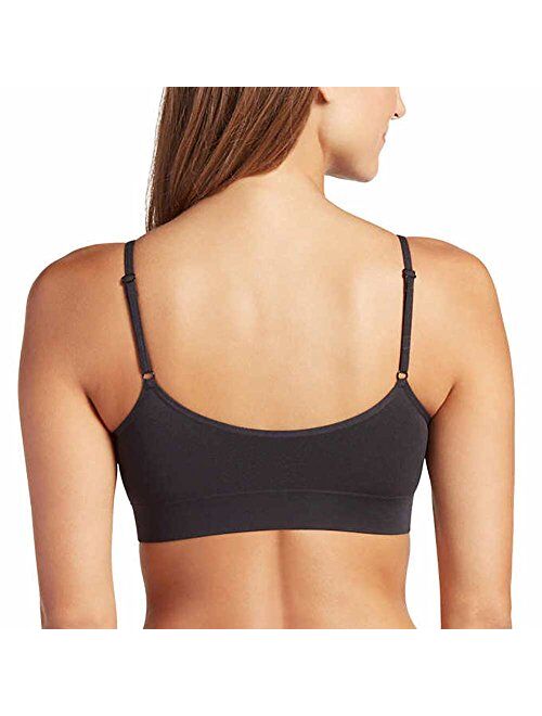 Jockey Women's Bras Modern Micro Seamfree Cami Strap Bralette - 2 Pack