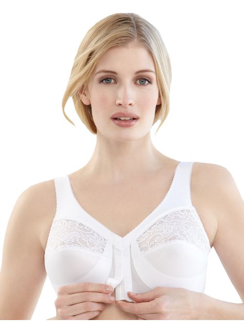 Glamorise Women's Full Figure MagicLift Front Close Support Bra #1200