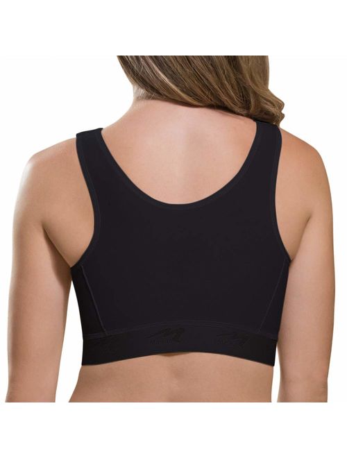 Flexfit Adjustable Sport Shirred Front Shoulder Closure Bra