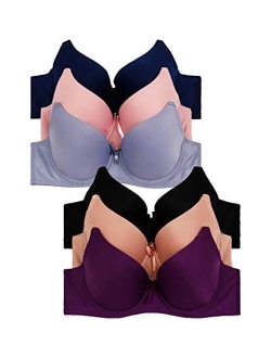 2ND DATE Women's Assorted Bras (Packs of 6) - Various Styles