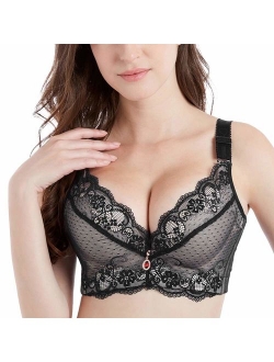 Padded Push Up Lace Bras for 34A to 44C Underwire