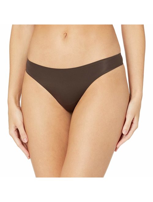 Amazon Essentials Women's 4-Pack Seamless Bonded Stretch Thong Panty